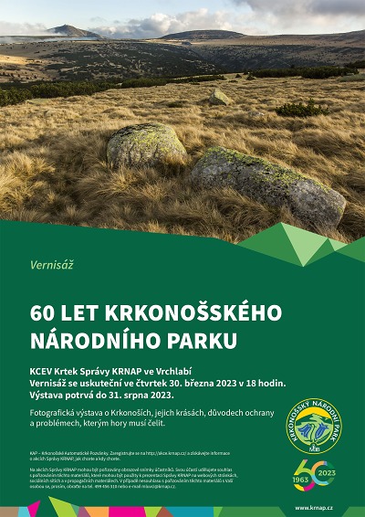 Zahájí výstavu fotografií 60 let Krkonošského národního parku