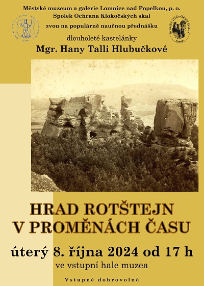 Hrad Rotštejn v Lomnici představí kastelánka Hlubučková