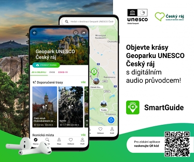Nové trasy v audioprůvodci SmartGuide po Geoparku Český ráj