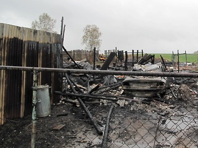  Při požáru kůlny v Mírové vznikla škoda za 220 tisíc