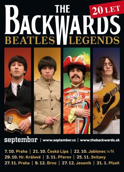 The Backwards předvedou v Jablonci vizuální show Beatles Legends