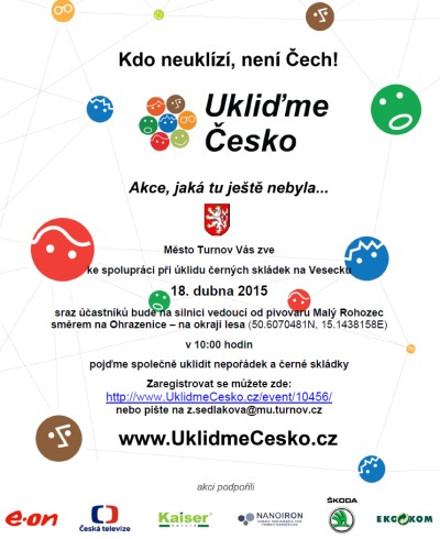 Ukliďme Česko - třeba i v Turnově