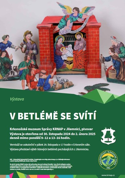 Krkonošské muzeum vystavuje lidové betlémy z Jilemnicka