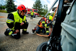 Krajské kolo soutěže hasičů ve vyprošťování u dopravních nehod