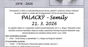 Seriál turistických akcí věnovaných Otci národa zahájí v Semilech