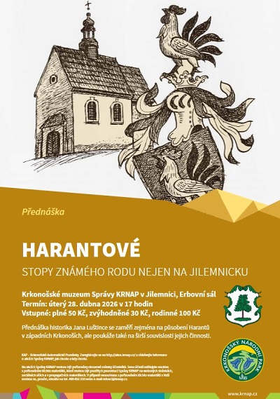 Stopy známého rodu Harantů nejen na Jilemnicku ohalí Jan Luštinec