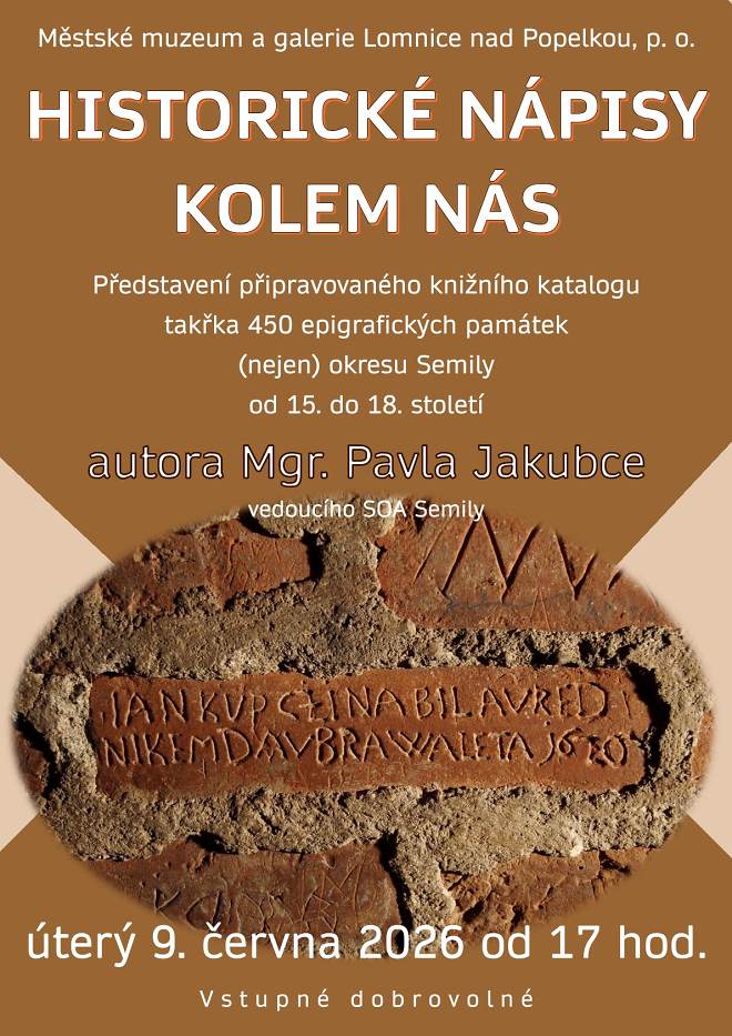 Historické nápisy kolem nás