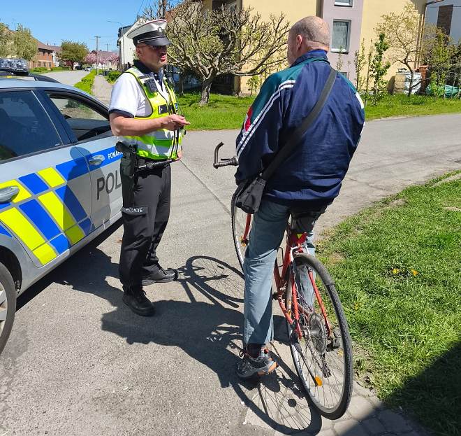 Policejní kontroly cyklistů