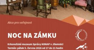 Krkonošské muzeum zve na akci Noc na zámku