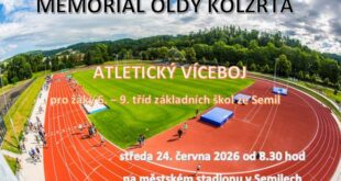 Memoriál Oldy Kolzrta prověří ve víceboji žáky semilských škol