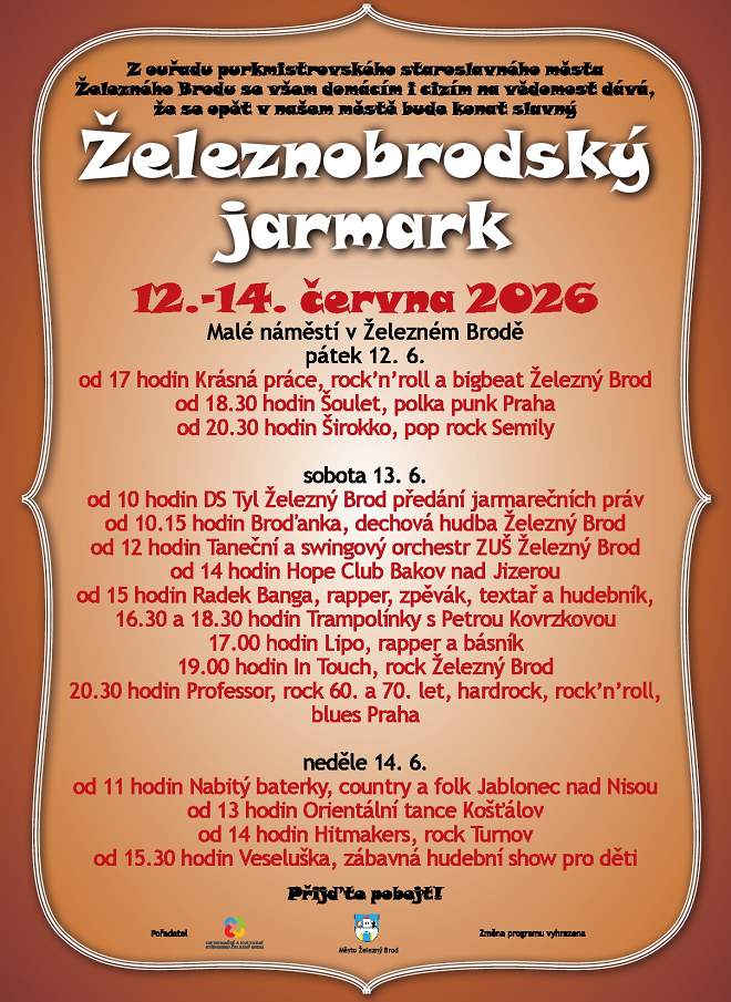 Železnobrodský jarmark 2026
