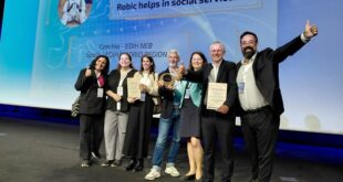 Ocenění EDIH Community Award pro sociálního robota Robic