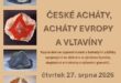 Pozvánka na přednášku České acháty