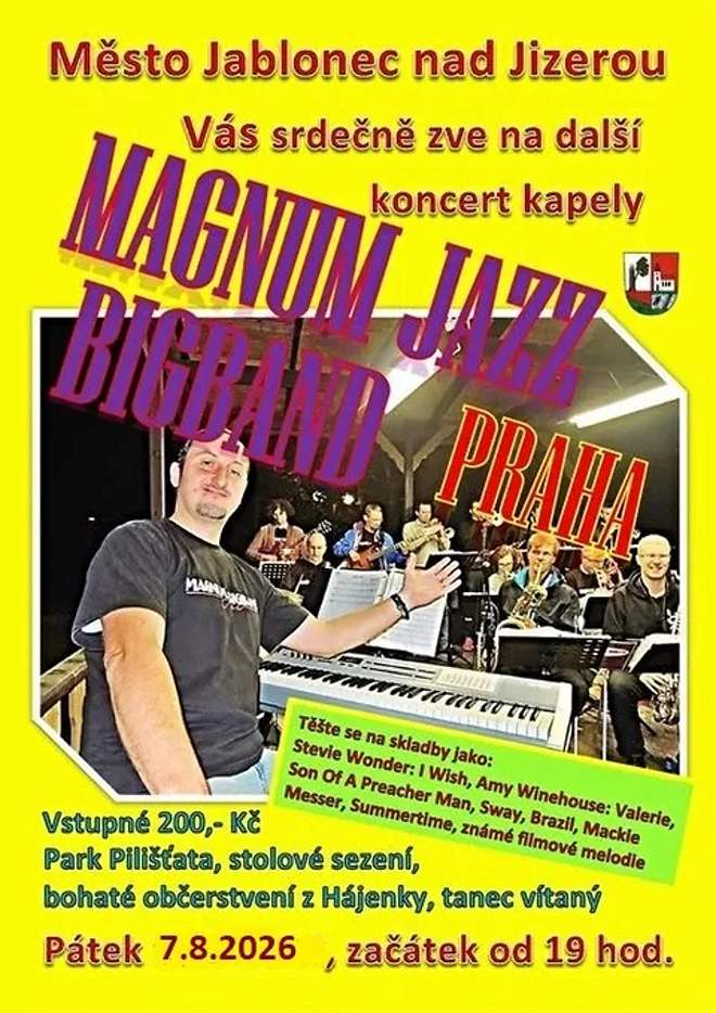 Plakát na koncert Magnum Jazz Bigband