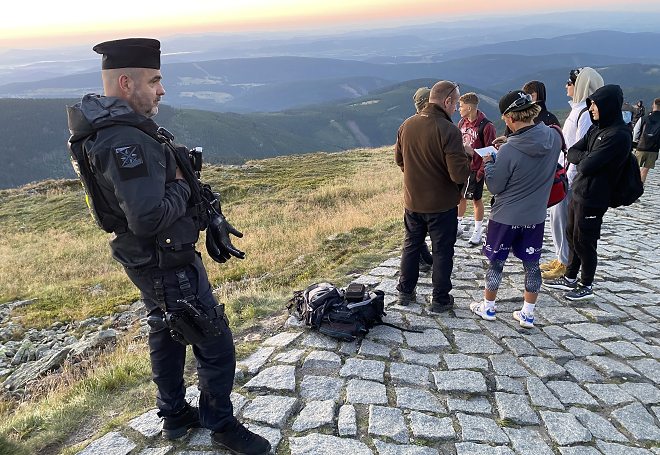 Kontrolní akce strážců KRNAP na Sněžce