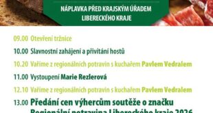 Jubilejní Den regionálních potravin se poprvé uskuteční na krajské náplavce