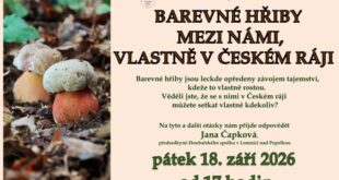 Barevné hřiby mezi námi, vlastně v Českém ráji